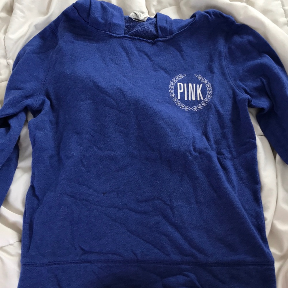 PINK VS blue hoodie